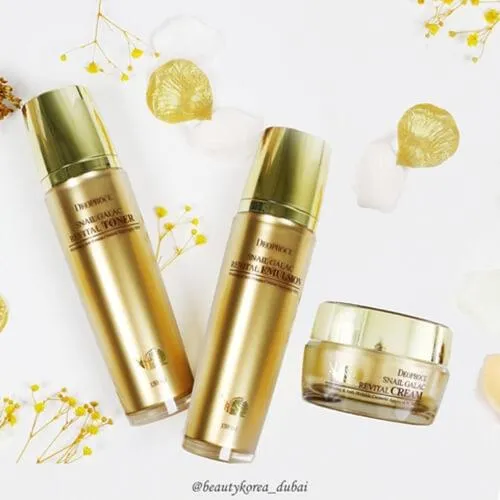 SnaiI Galac-Tox Revital Trio Set (Toner   Emulsion   Cream)