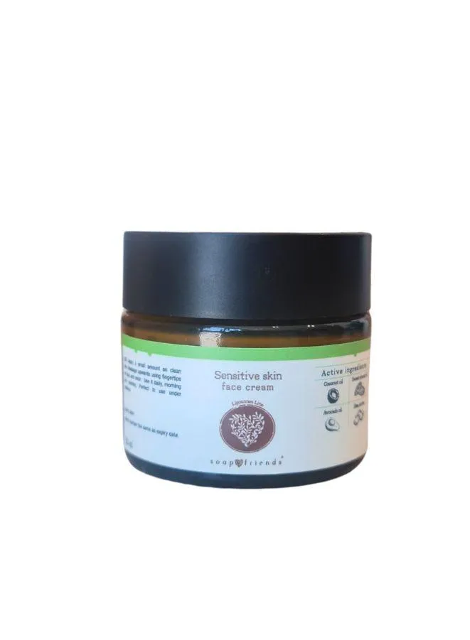 Soap&Friends Gentle Soothing Natural Face Cream for Sensitive Skin - 50ml