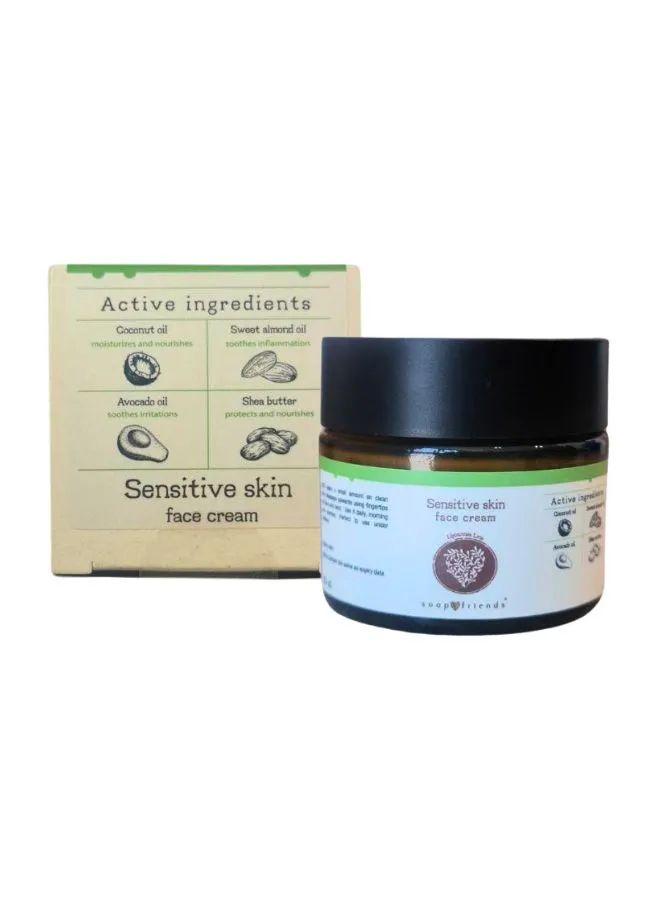 Soap&Friends Gentle Soothing Natural Face Cream for Sensitive Skin - 50ml