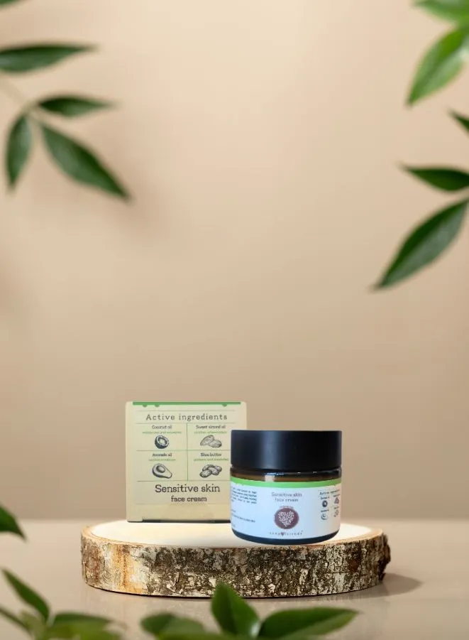 Soap&Friends Gentle Soothing Natural Face Cream for Sensitive Skin - 50ml