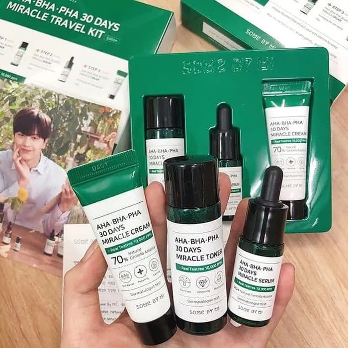 SOME BY MI AHA.BHA.PHA 30 DAYS MIRACLE Travel Kit  المجموعه المعجزة من سم باي مي