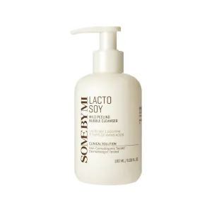 SOME BY MI Lacto soy mild peeling bubble cleanser غسول البشرة المقشر بالفقاعات من سمباي مي