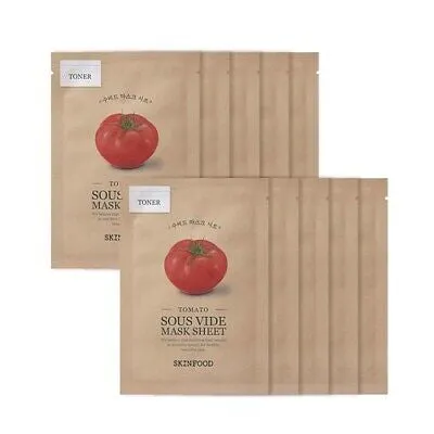 Sous Vide Mask Sheet 10 Mask Tomato