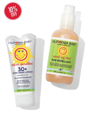 Summer Protection™ Unscented Sunscreen   Bug Spray Bundle
