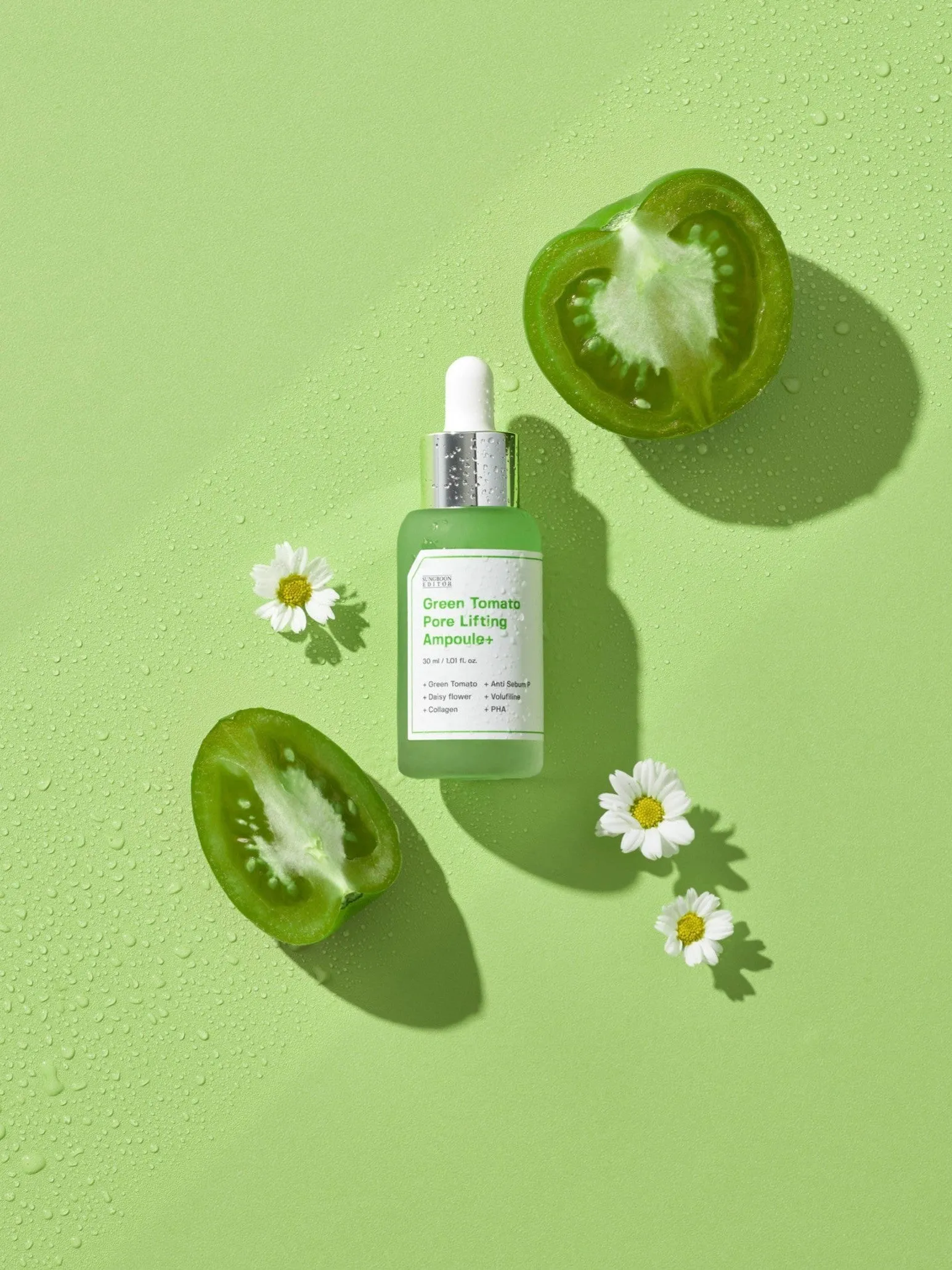 SUNGBOON EDITOR Green Tomato Pore Lifting Ampoule 