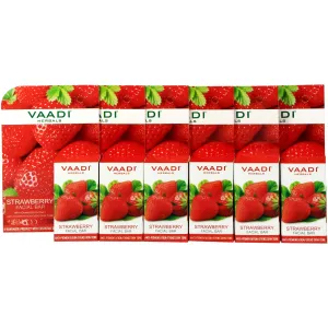 Super Value Pack of Strawberry Facial Bars with Grapeseed Extract (5 1)