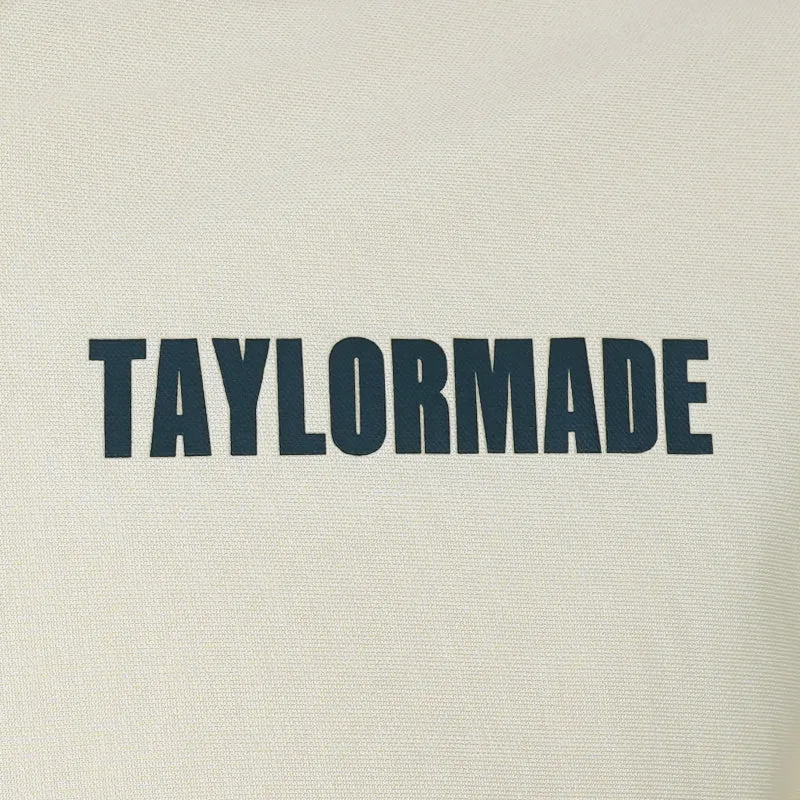 TAYLORMADE Color Block Men’s Polo (Cream)
