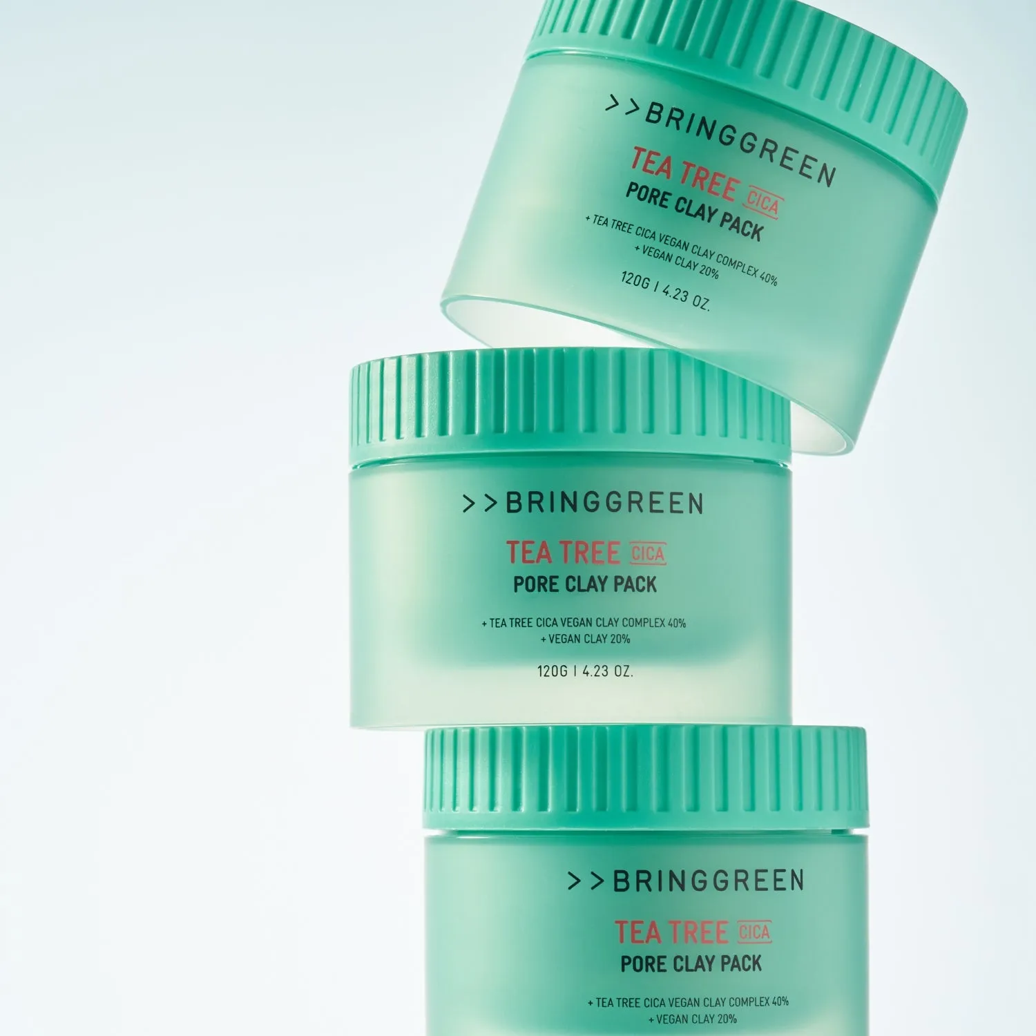 Tea Tree Cica Pore Clay Pack 120g Double Set
