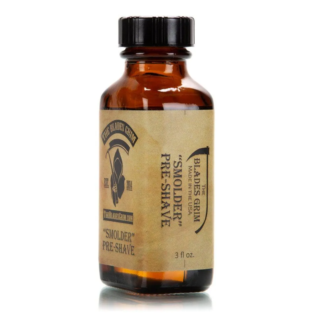 The Blades Grim Aftershave Pre-Shave Combo - 3oz  - Smolder
