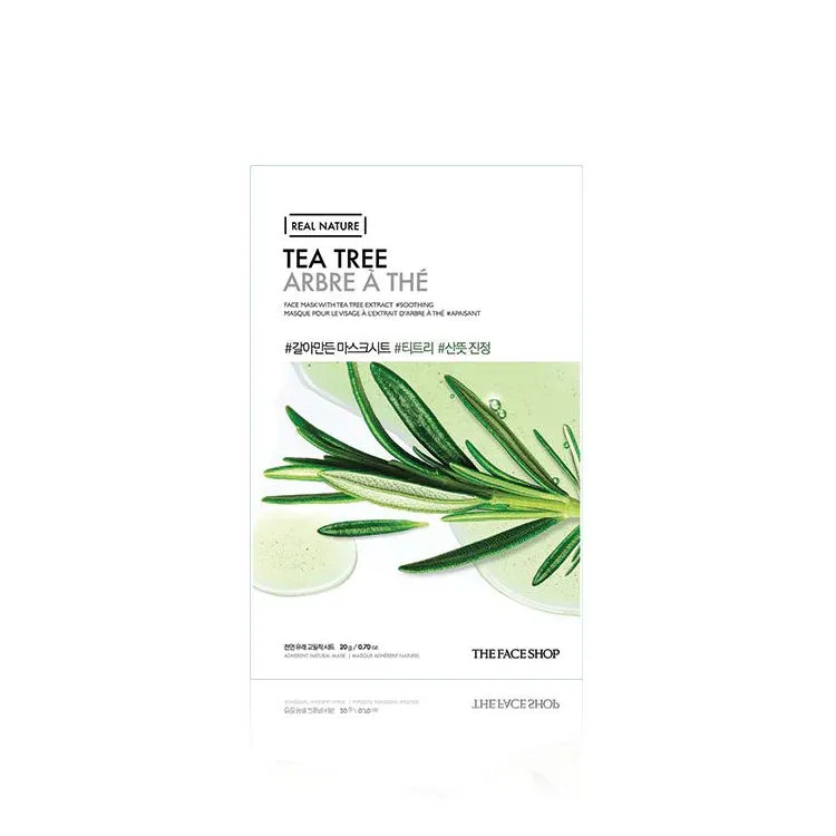 THE FACE SHOP Real Natural Sheet Mask ماسكات ورقية من ذا فيس شوب