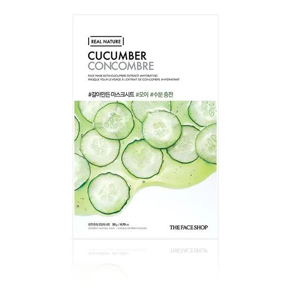 THE FACE SHOP Real Natural Sheet Mask ماسكات ورقية من ذا فيس شوب