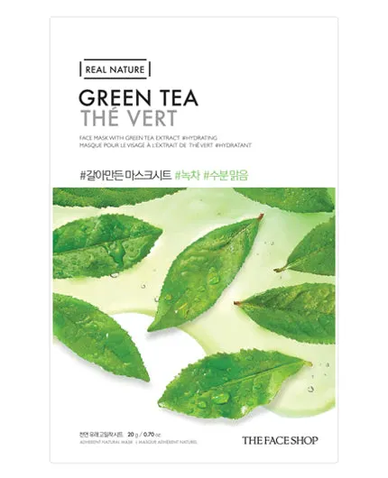 THE FACE SHOP Real Natural Sheet Mask ماسكات ورقية من ذا فيس شوب