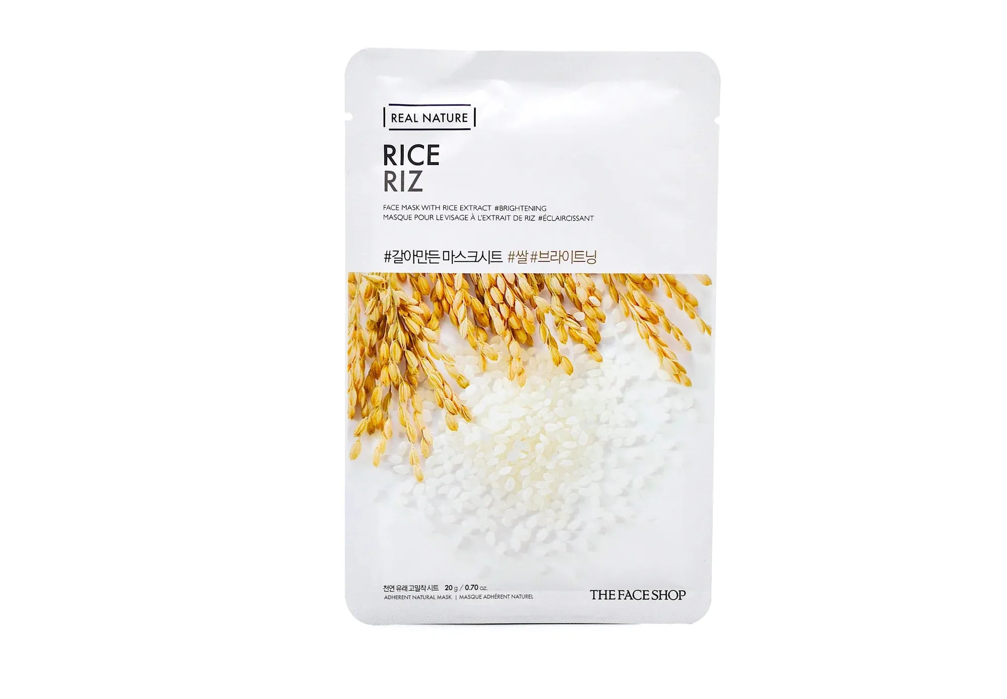 THE FACE SHOP Real Natural Sheet Mask ماسكات ورقية من ذا فيس شوب
