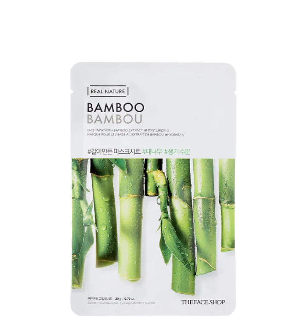 THE FACE SHOP Real Natural Sheet Mask ماسكات ورقية من ذا فيس شوب