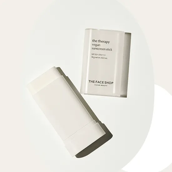 THE FACE SHOP The Therapy Vegan Sunscreen Stick SPF 50  PA     18g