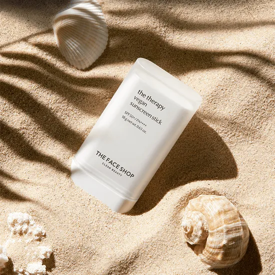 THE FACE SHOP The Therapy Vegan Sunscreen Stick SPF 50  PA     18g