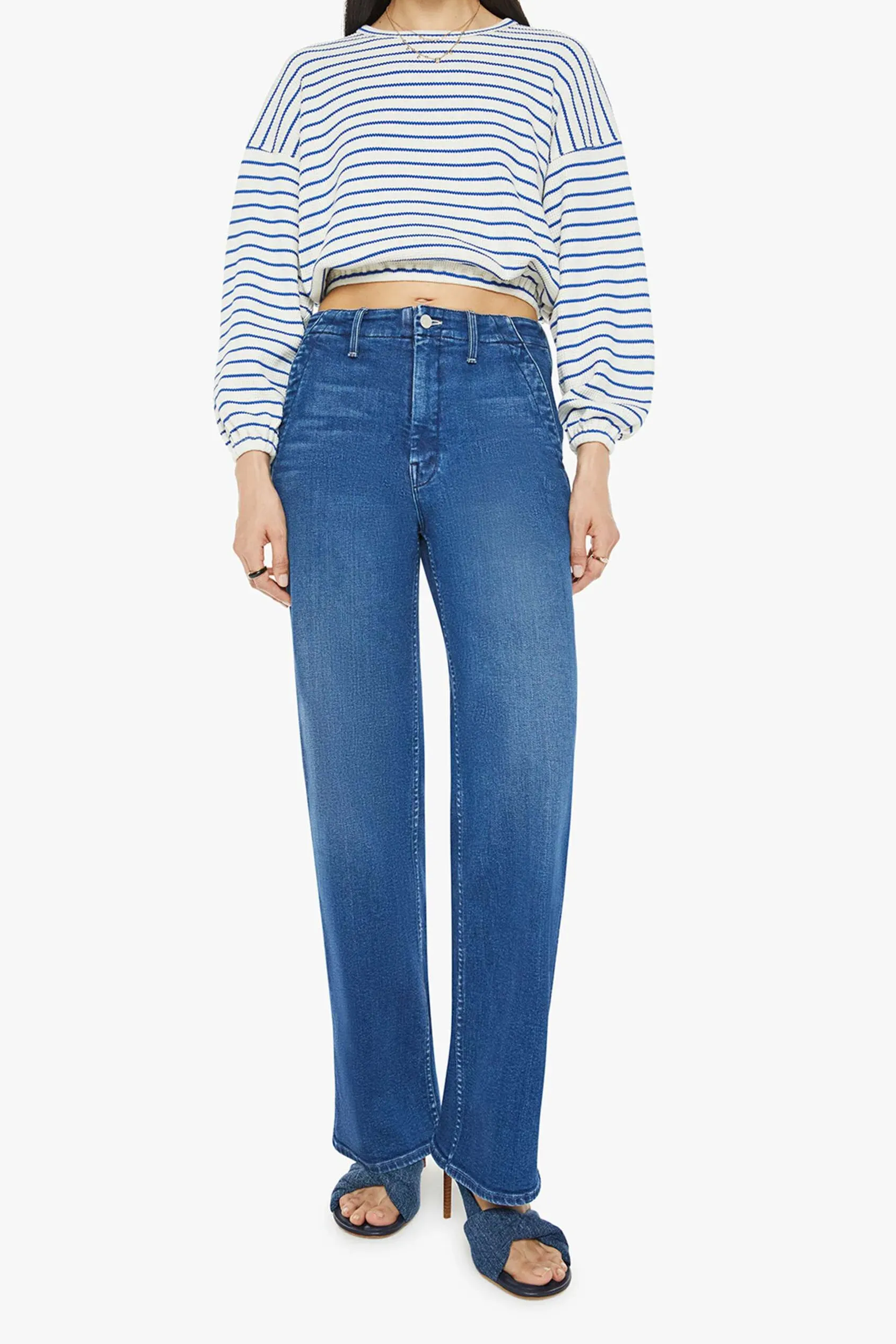 The L/S Swipe Crop