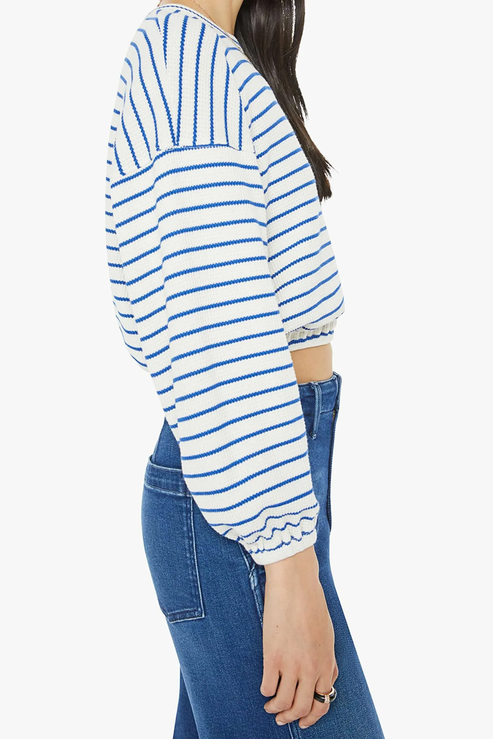 The L/S Swipe Crop
