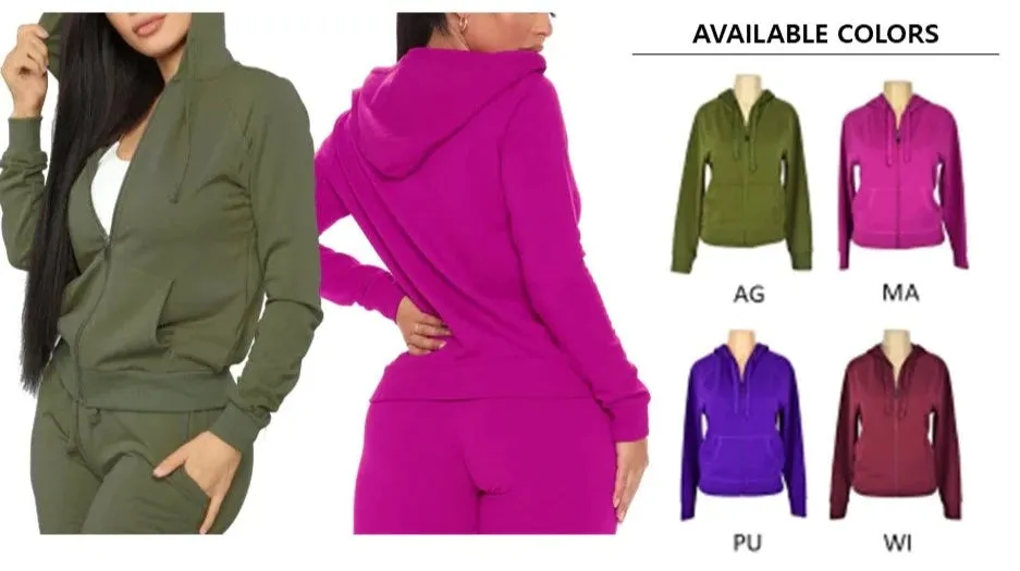 THE LUXE NK GLAM GIRL BASIC COLLECTION - NK GLAM BASIC HOODIE JACKET - DWJ6502