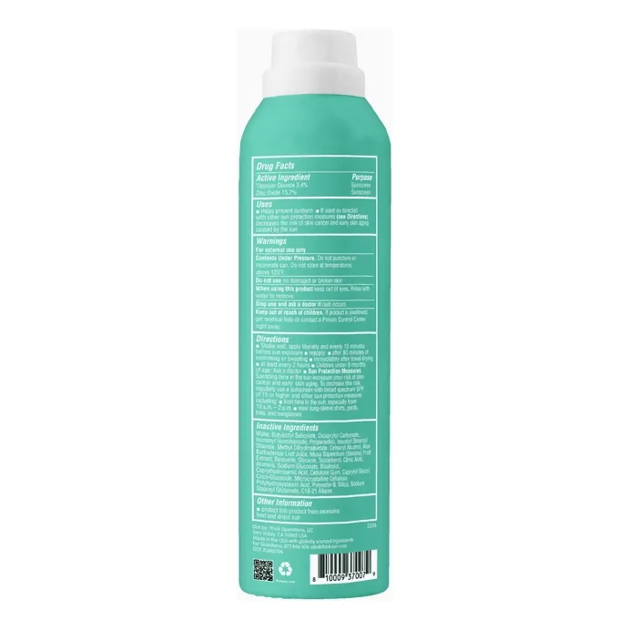 Thinkbaby Kids All Sheer Mineral Sunscreen Spray SPF 50