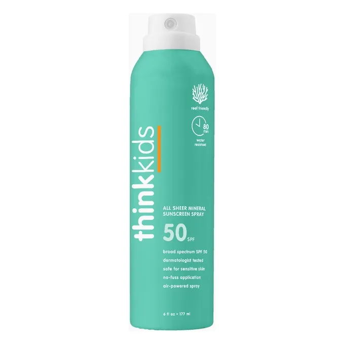 Thinkbaby Kids All Sheer Mineral Sunscreen Spray SPF 50