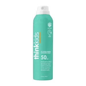 Thinksport Kids All Sheer Mineral Sunscreen Spray Spf 50