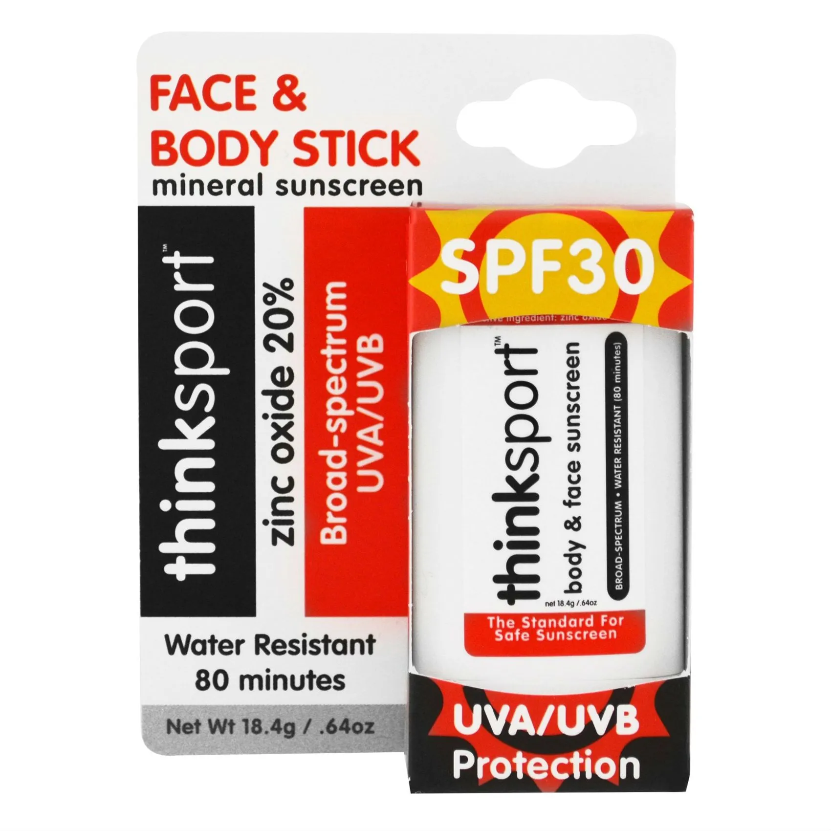 Thinksport Sunscreen Stick, SPF 30