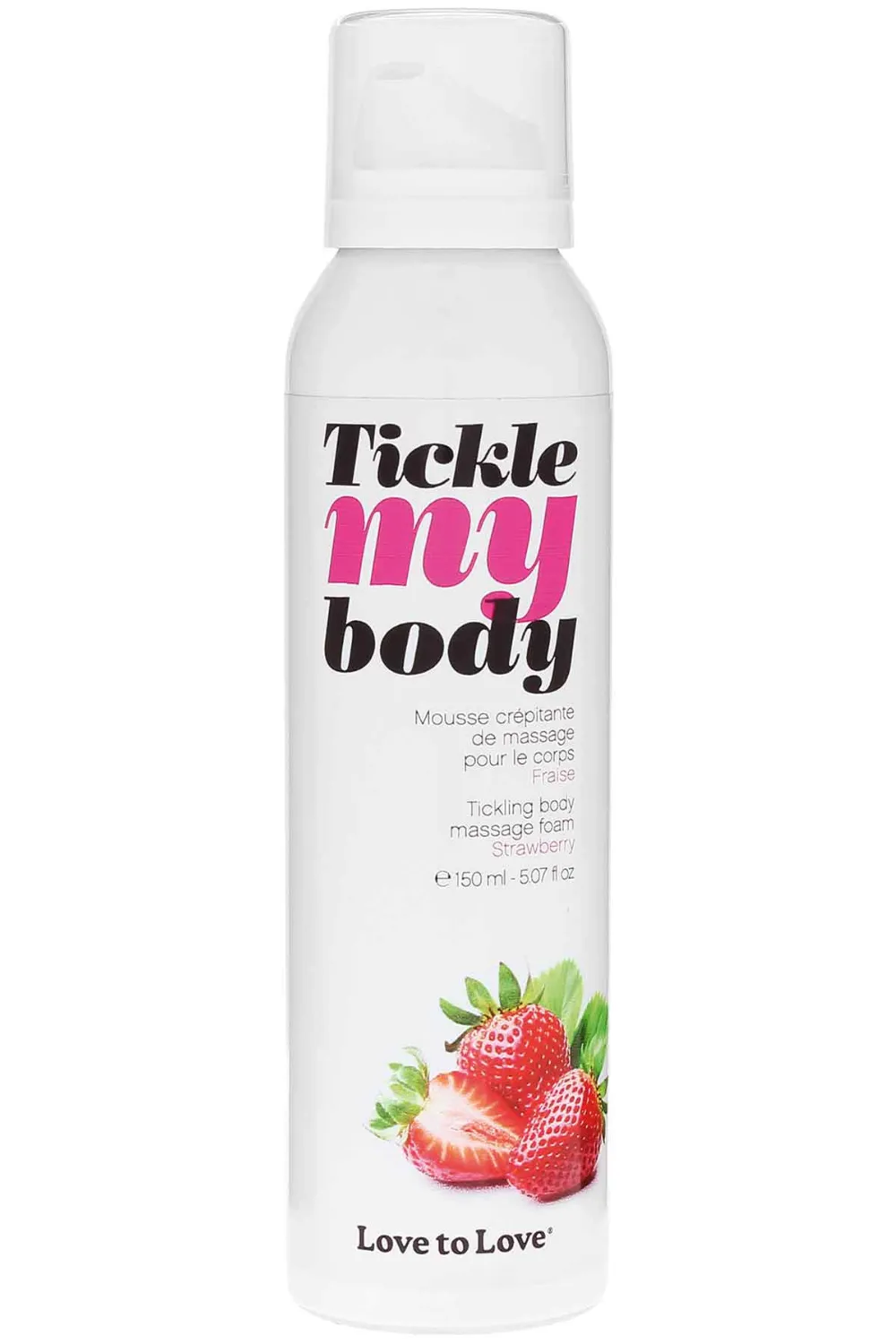 Tickle My Body Massage Foam Strawberry 150ml