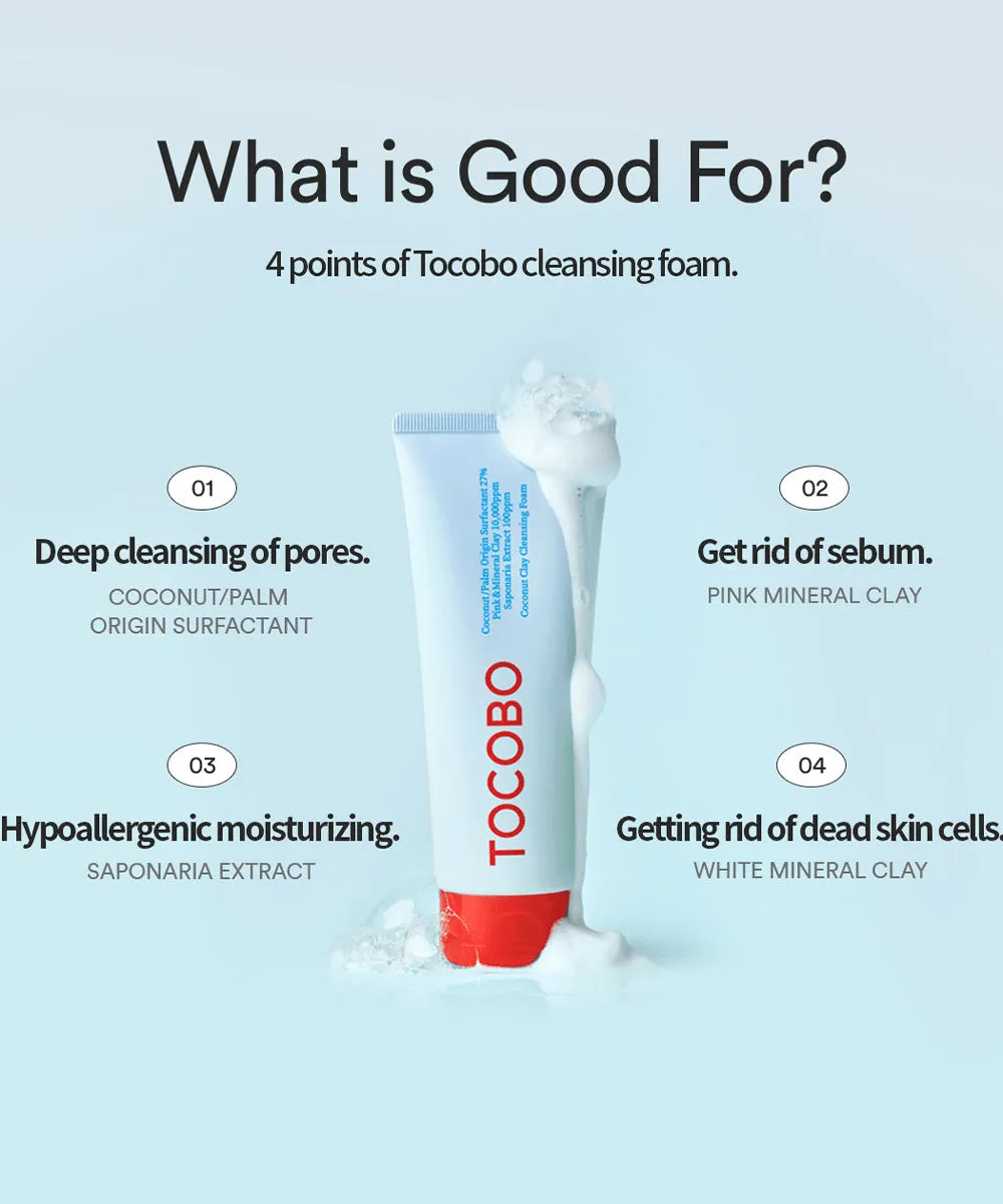 TOCOBO Coconut Clay Cleansing Foam - 150ml