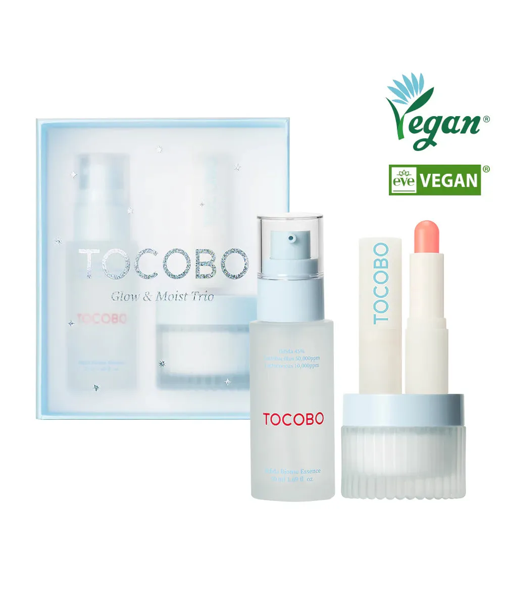 TOCOBO Glow & Moist Trio بكج النضارة من توكوبو