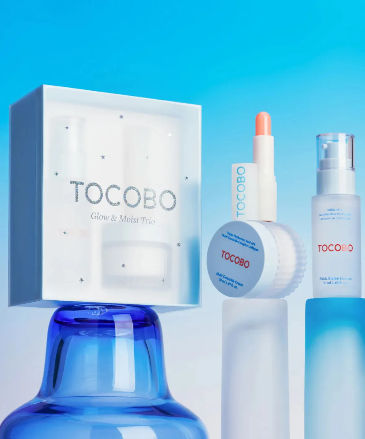 TOCOBO Glow & Moist Trio بكج النضارة من توكوبو
