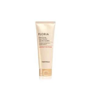 TONYMOLY Floria Nutra Energy Foam Cleanser Contains Argan Oil & Flower Extract غسول البشرة الرغوي بالارغان