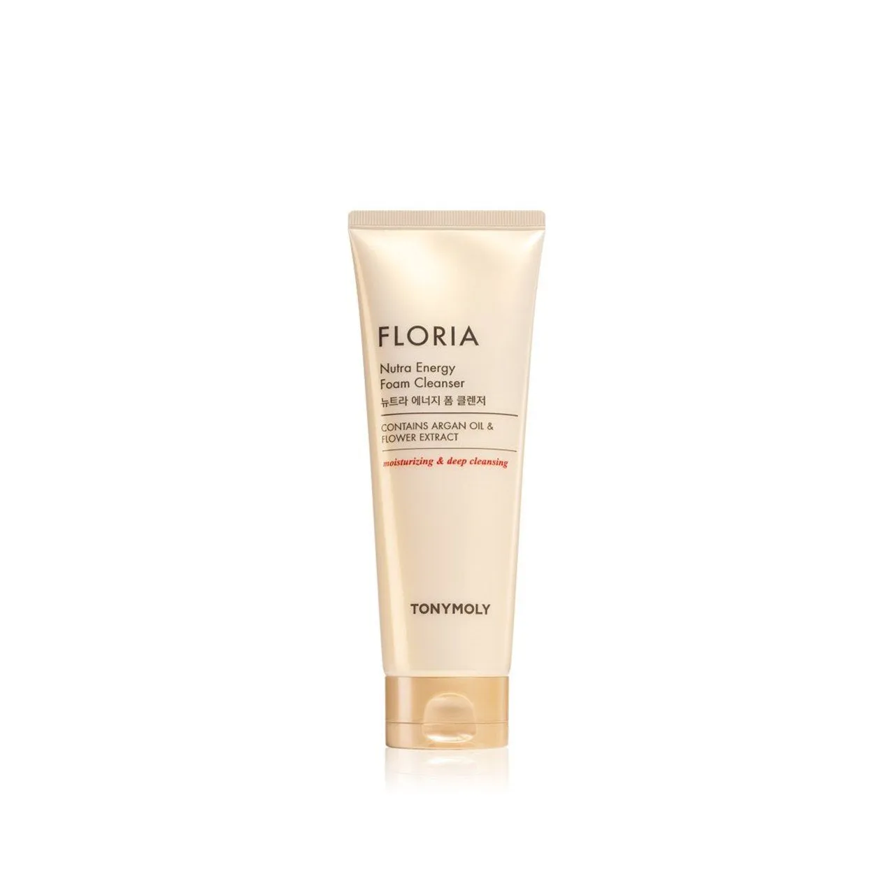TONYMOLY Floria Nutra Energy Foam Cleanser Contains Argan Oil & Flower Extract غسول البشرة الرغوي بالارغان