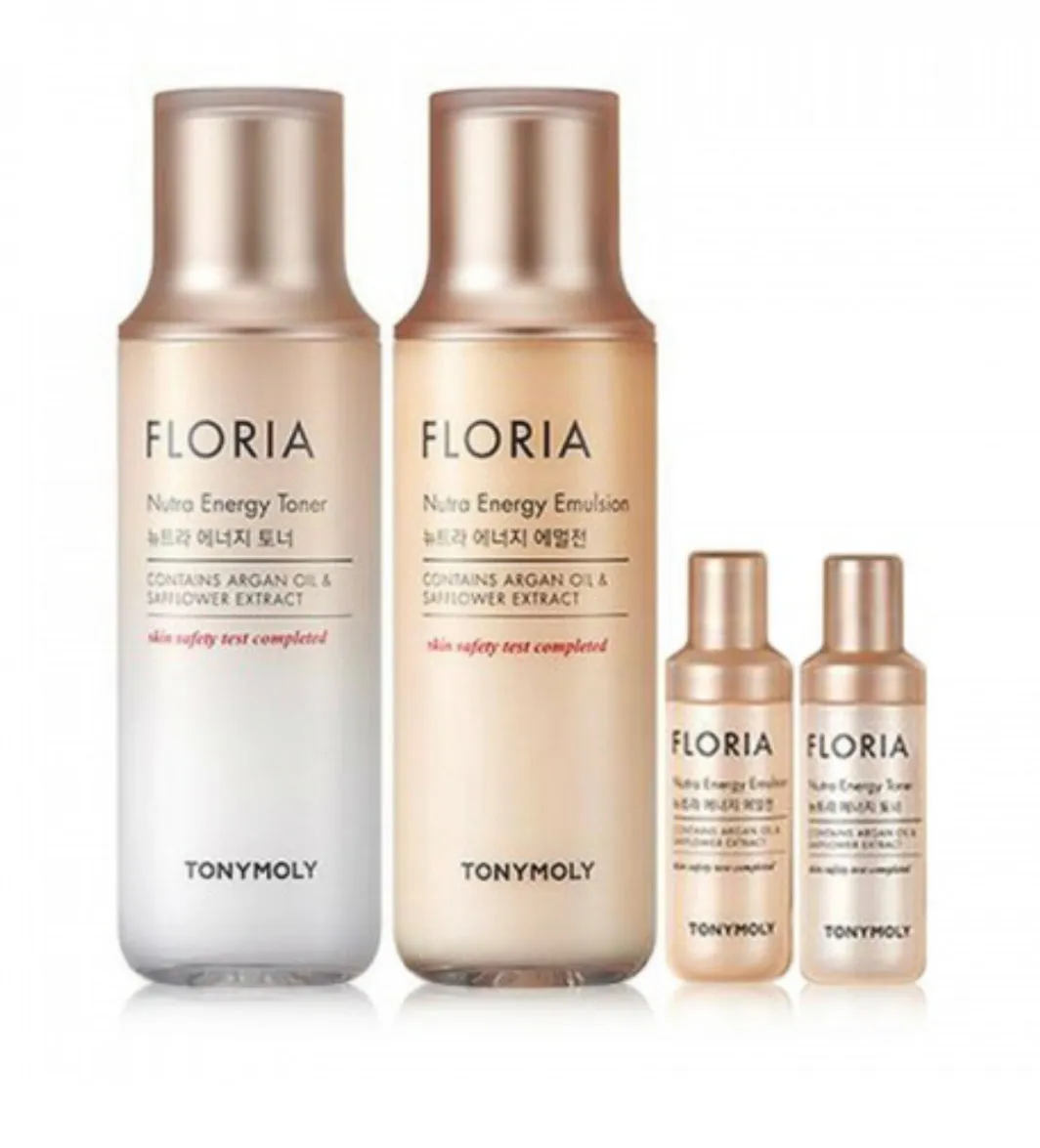 TONYMOLY Floria Nutra Energy Skincare Set 4 pic مجموعة العناية بالبشرة المميزة
