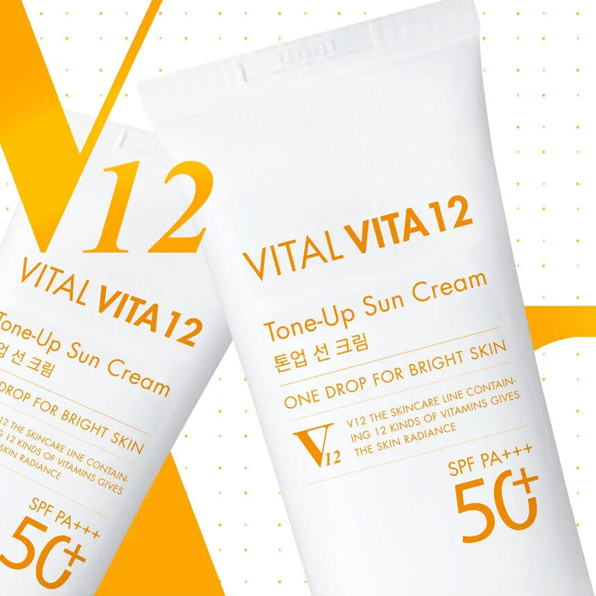 TONYMOLY VITAL VITA 12 Tone Up Sun Cream Set بكج واقي الشمس
