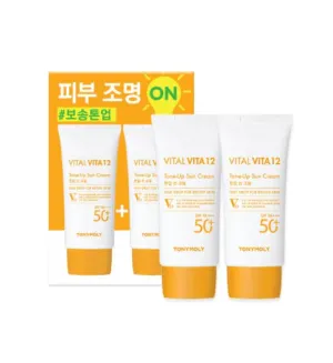 TONYMOLY VITAL VITA 12 Tone Up Sun Cream Set بكج واقي الشمس