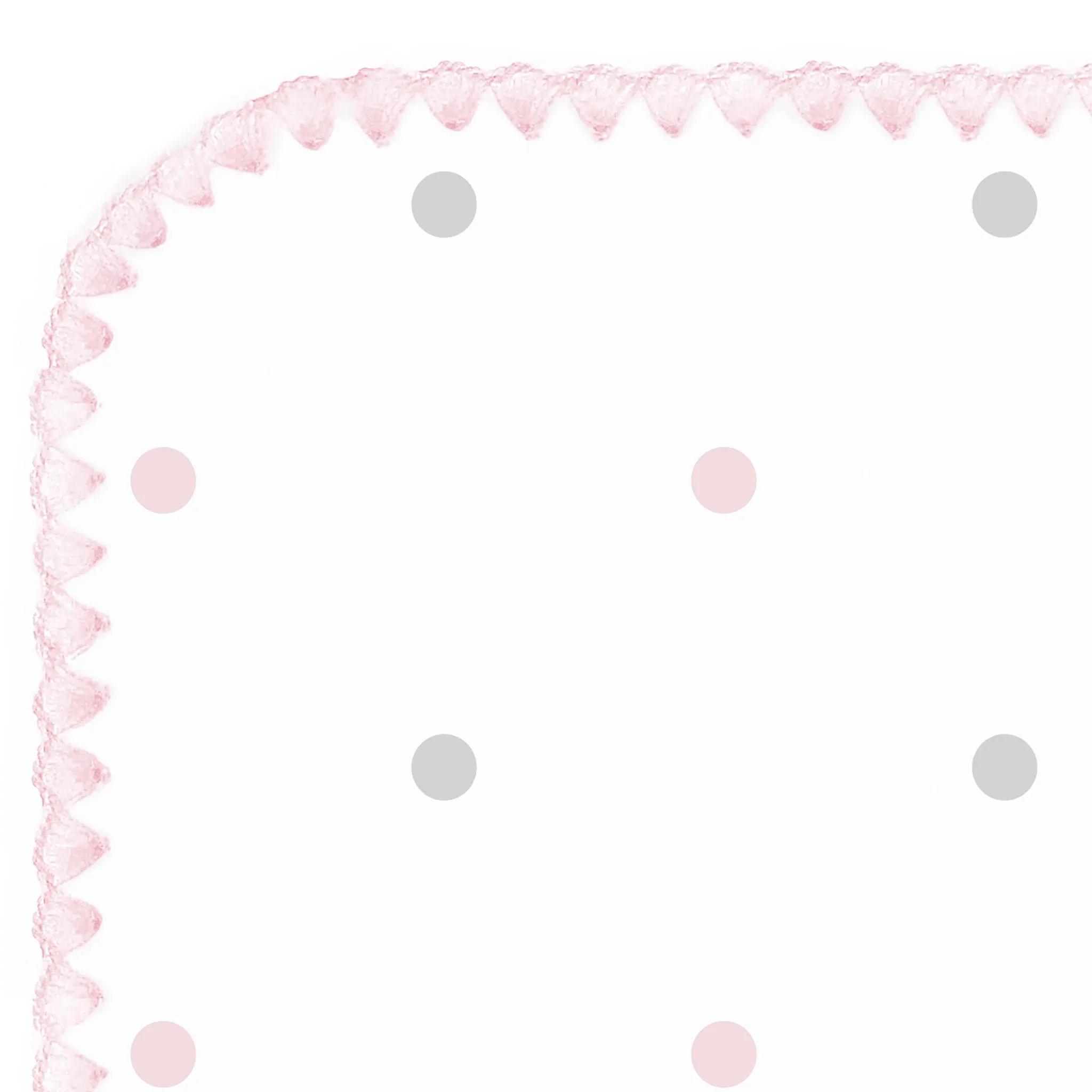 Ultimate Swaddle and Hat Newborn Gift Set - Bunnie and Little Dots, Pastel Pink