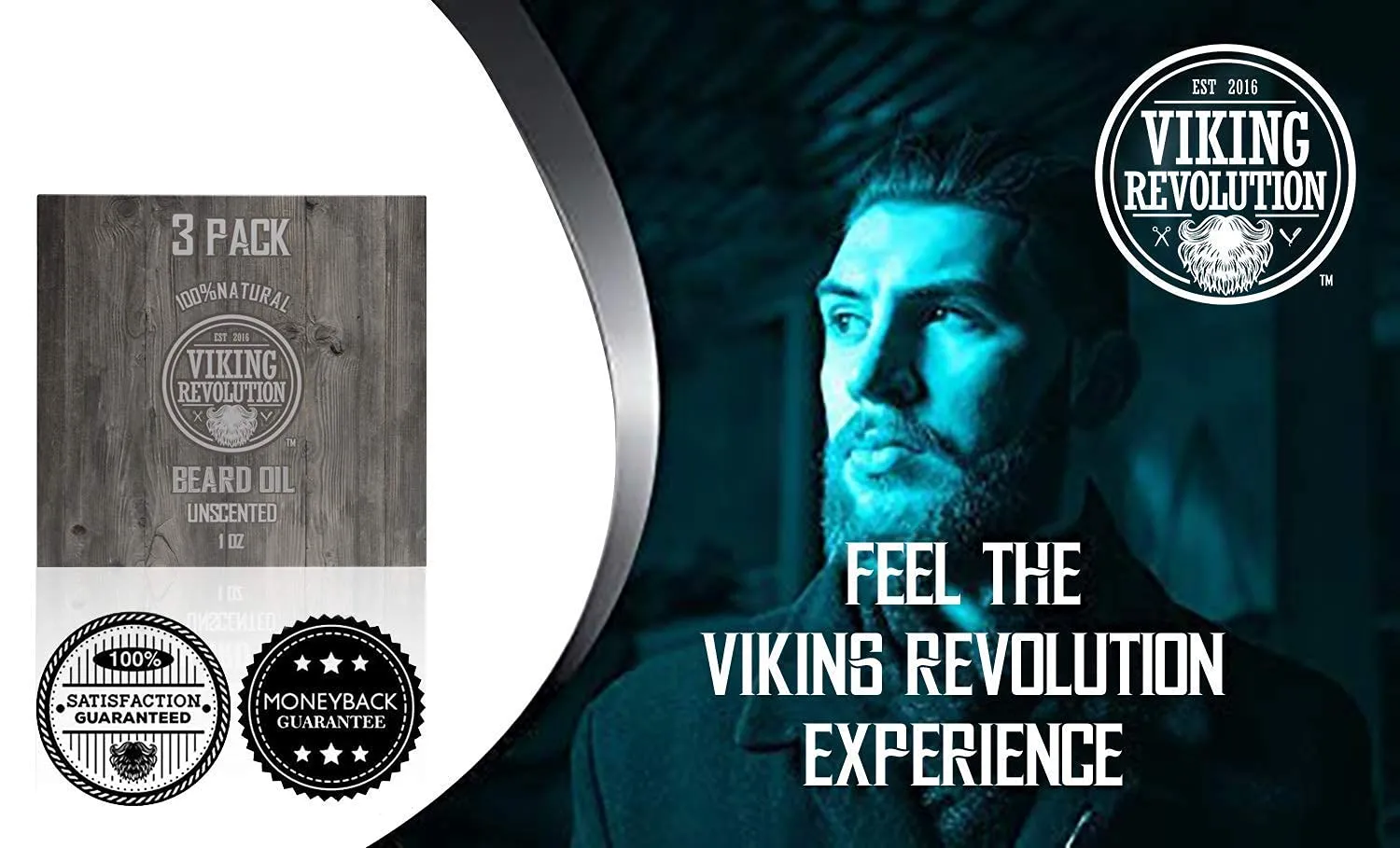 Unscented Beard Oil - 3 Pack