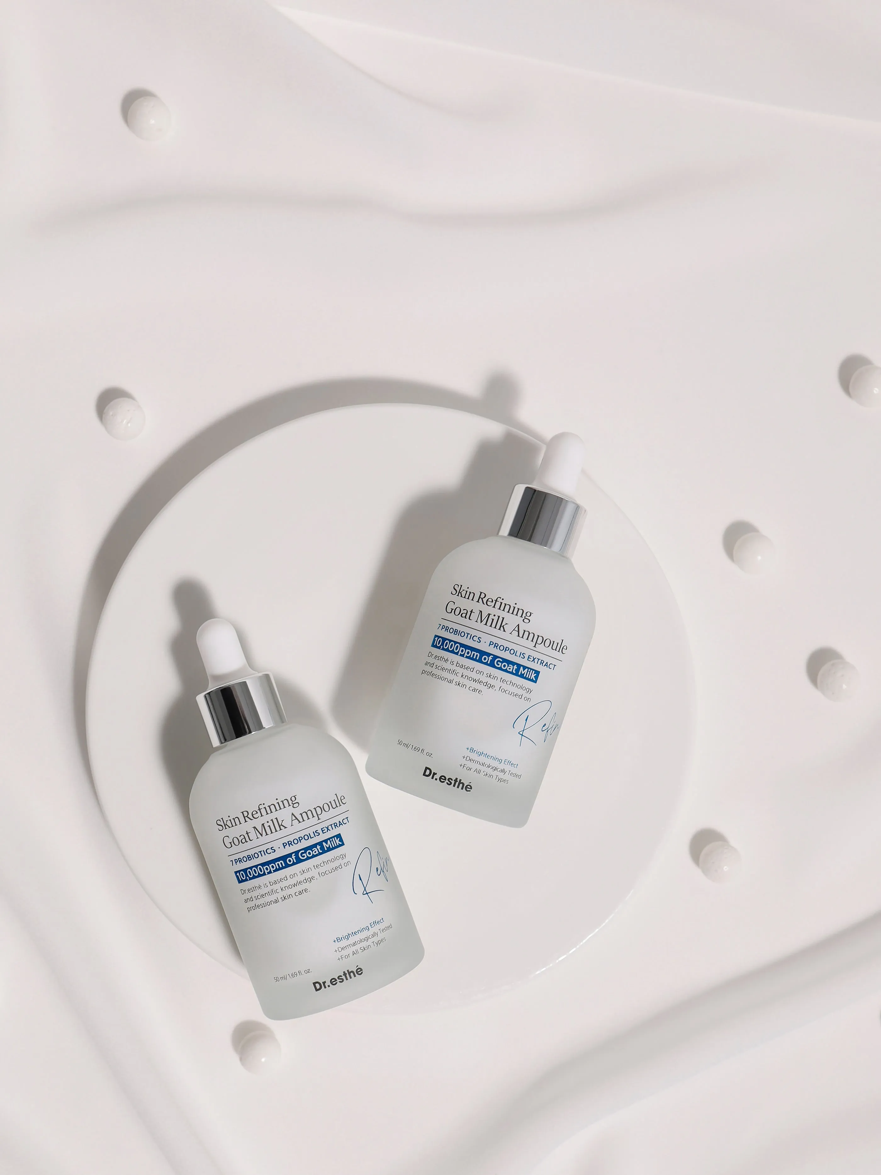 (Upgraded) Skin Refining Goat Milk Ampoule 50mL Retail $90 - Goat Milk Extract, 7 Probiotics