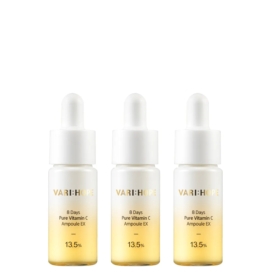 VARI:HOPE 8 Days Pure Vitamin C Ampoule Expert - 3 Bottles Set