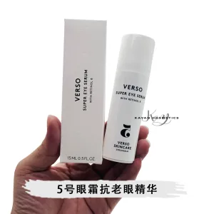 包順豐！！VERSO 5 JE SUPER
EYE SERUM WITH RETINOL 8倍抗老眼部精華抗皺緊致8倍視黃醇精華15ml