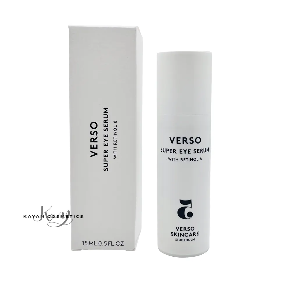 包順豐！！VERSO 5 JE SUPER
EYE SERUM WITH RETINOL 8倍抗老眼部精華抗皺緊致8倍視黃醇精華15ml