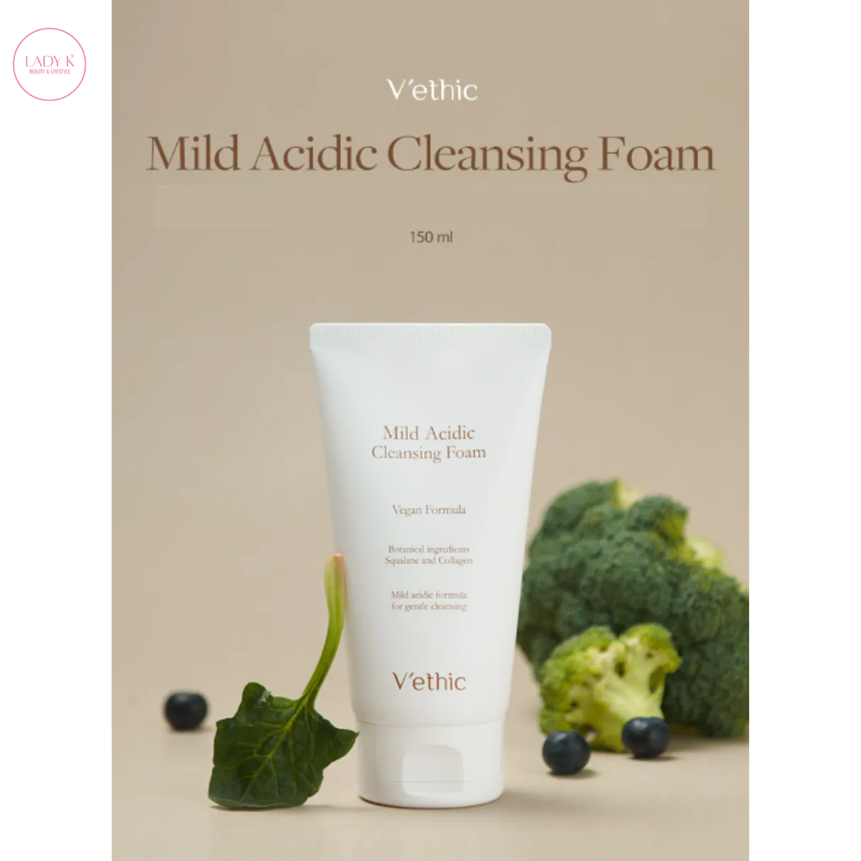 [Vethic] Mild Acidic Cleansing Foam
