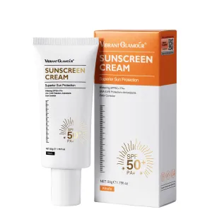 Vibrant Glamour Whitening Sunscreen Cream SPF50  UVA/UVB - 50g