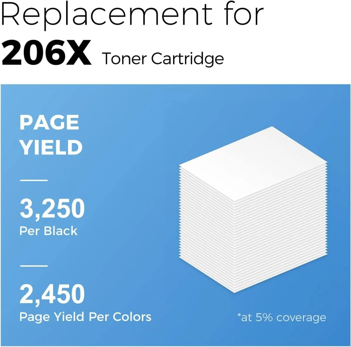 W2113X Compatible HP 206X Magenta Toner Cartridge