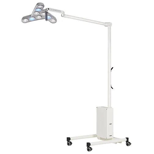 Waldmann D16232000, TRIANGO 100-1 F LED Medical Procedure Light, 100,000 lux, Mobile Floor Stand with Battery, Dimming